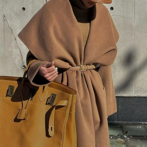 Helsa NWOT The Throw Coat in Camel - Picture 4 of 8